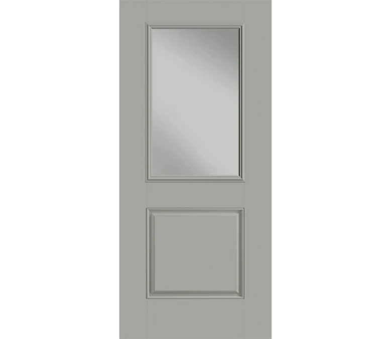 Wichita Half Light 1 Panel Fiberglass Entry Door