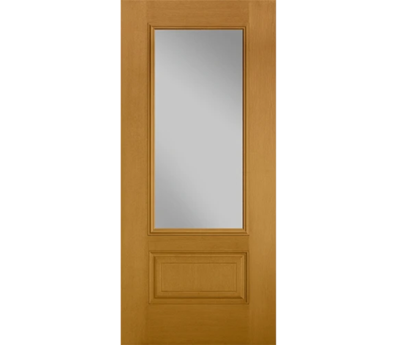 Wichita Three Quaters light Fiberglass Entry Door