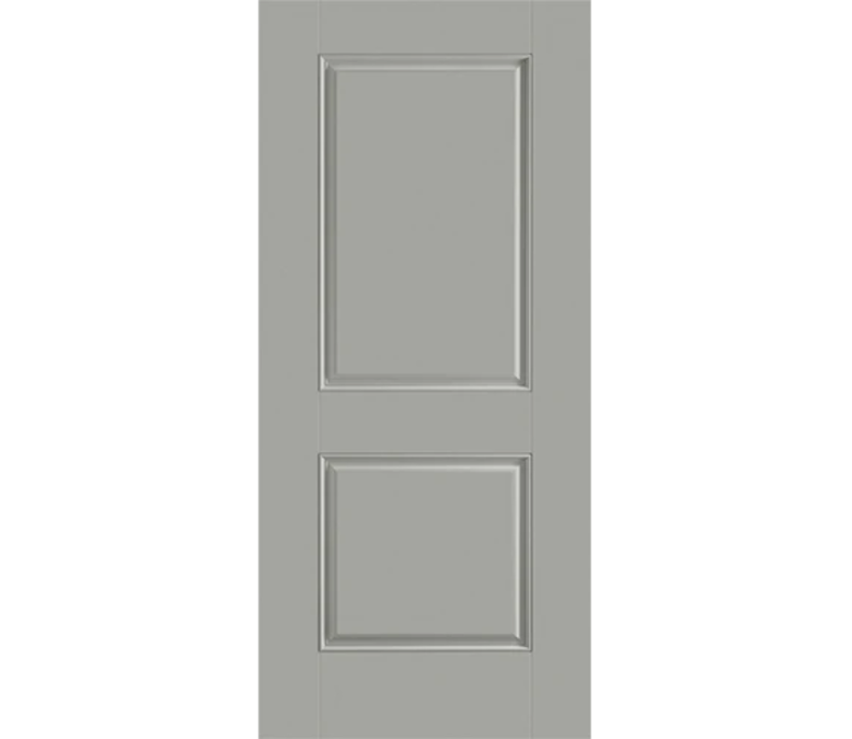 Wichita Two Panel Square Fiberglass Entry Door